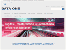 Tablet Screenshot of dataone.de