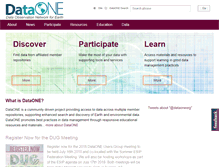 Tablet Screenshot of dataone.org